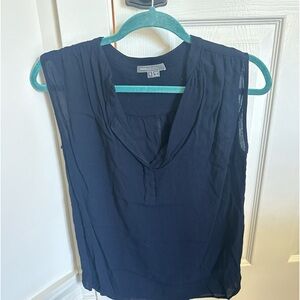Vintage Vince shirt for women 
Blue 
Size four